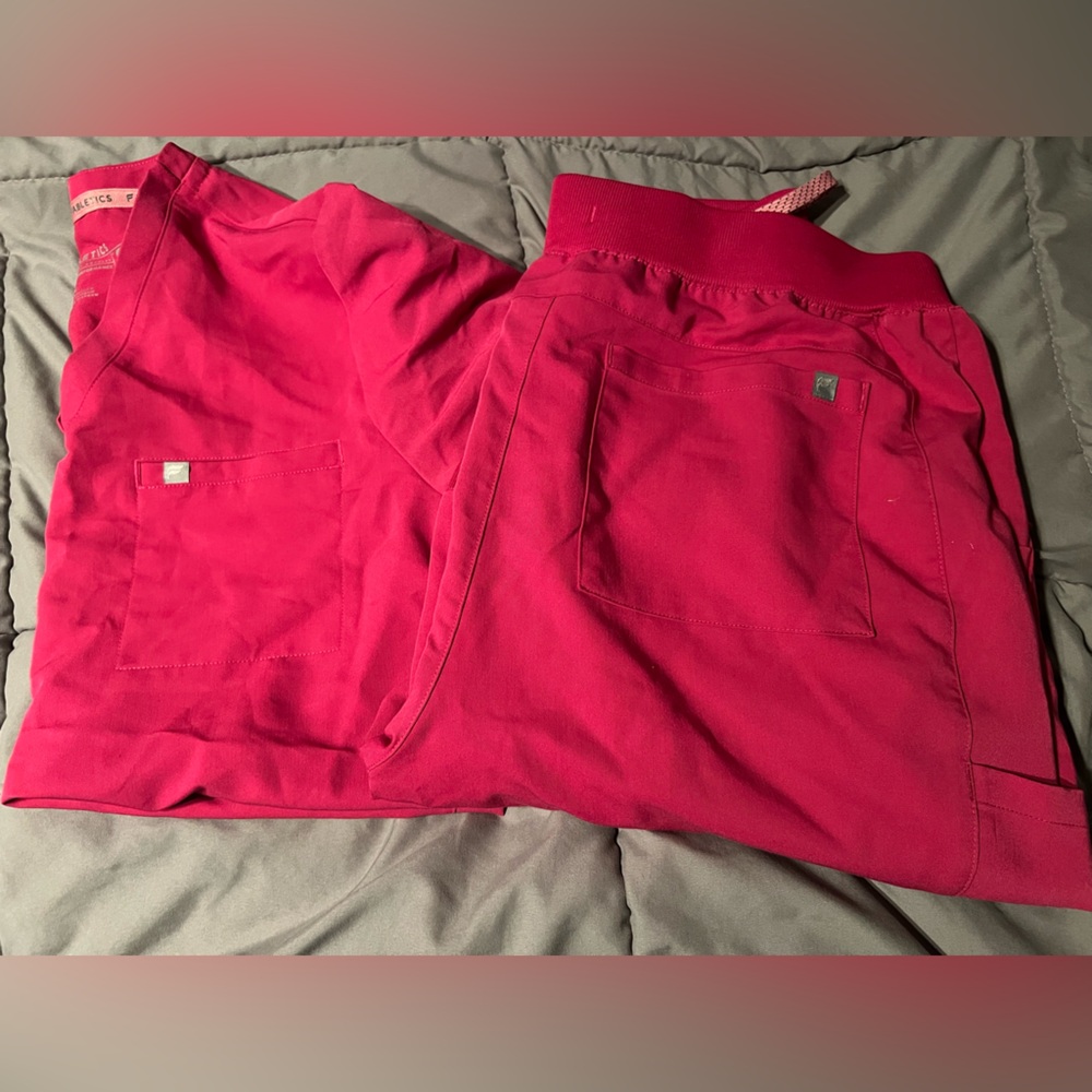 Vibrant Red Pants